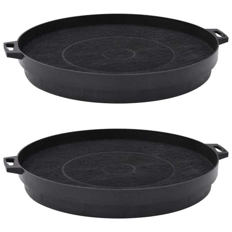 vidaXL tvaika nosūcēja ogles filtri, 2 gab., 210 mm