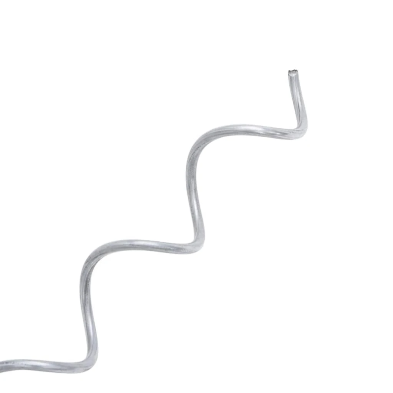 vidaXL gabionu spirāles, 24 gab., cinkots tērauds, 100 cm