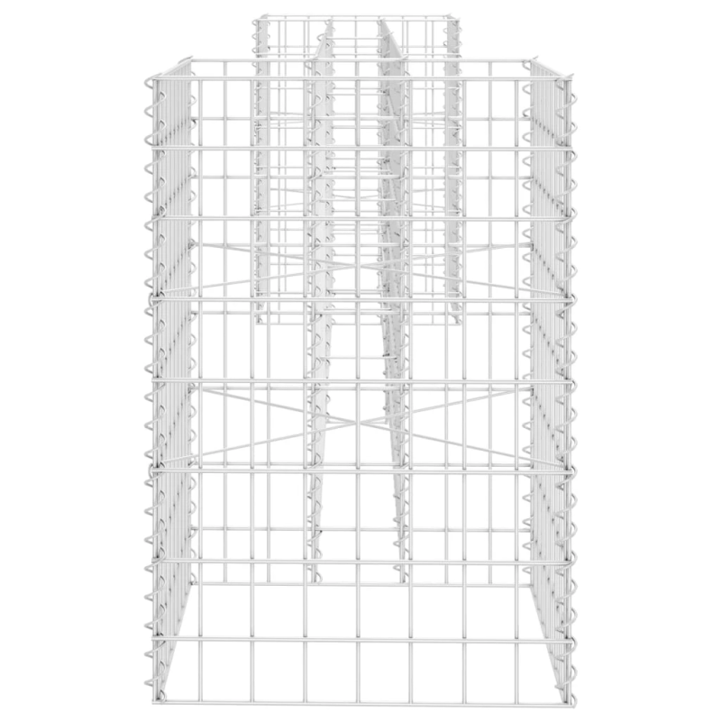 vidaXL H-formas gabions, tērauda stieple, 260x40x60 cm