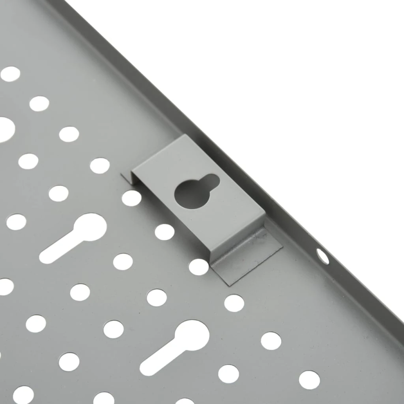 vidaXL perforēti sienas paneļi ar āķiem, 4 gab., 40x58 cm, tērauds