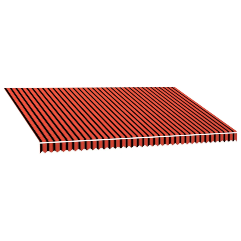 vidaXL markīzes jumts, oranžs ar brūnu, 500x300 cm