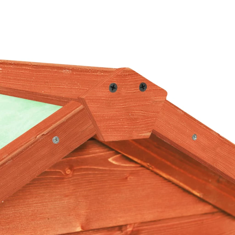 vidaXL trušu būris, 140x63x120 cm, egles masīvkoks