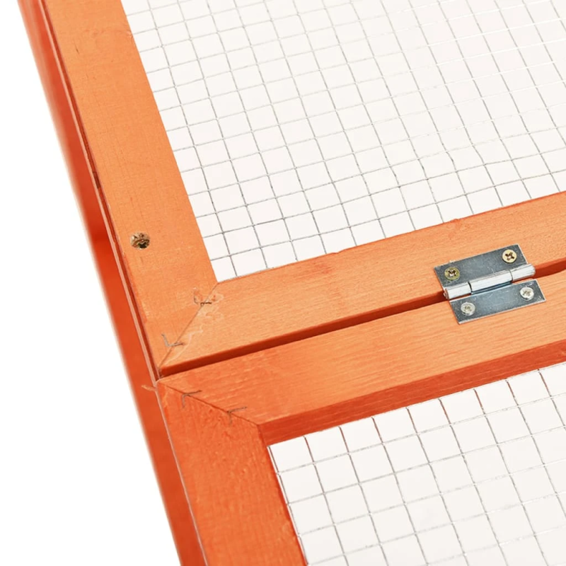 vidaXL trušu būris, 183x90x46,5 cm, egles masīvkoks