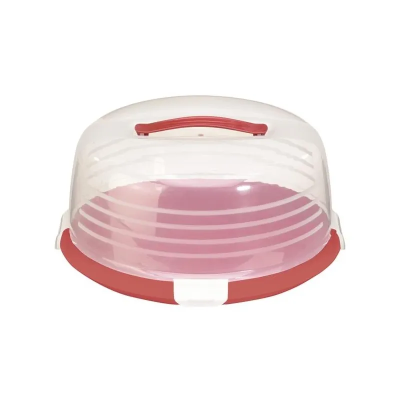 Trauki kūku pārvadāšanai Curver, DIA 34.7 cm, Caurspīdīga krās.-Sarkana krās.