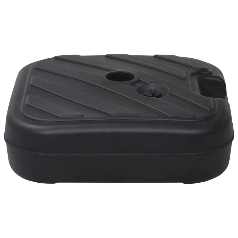 vidaXL saulessarga pamatne, melna, 24 L, pildāma ar smiltīm-ūdeni