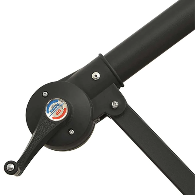 vidaXL saulessargs ar alumīnija kātu, 350 cm, zils