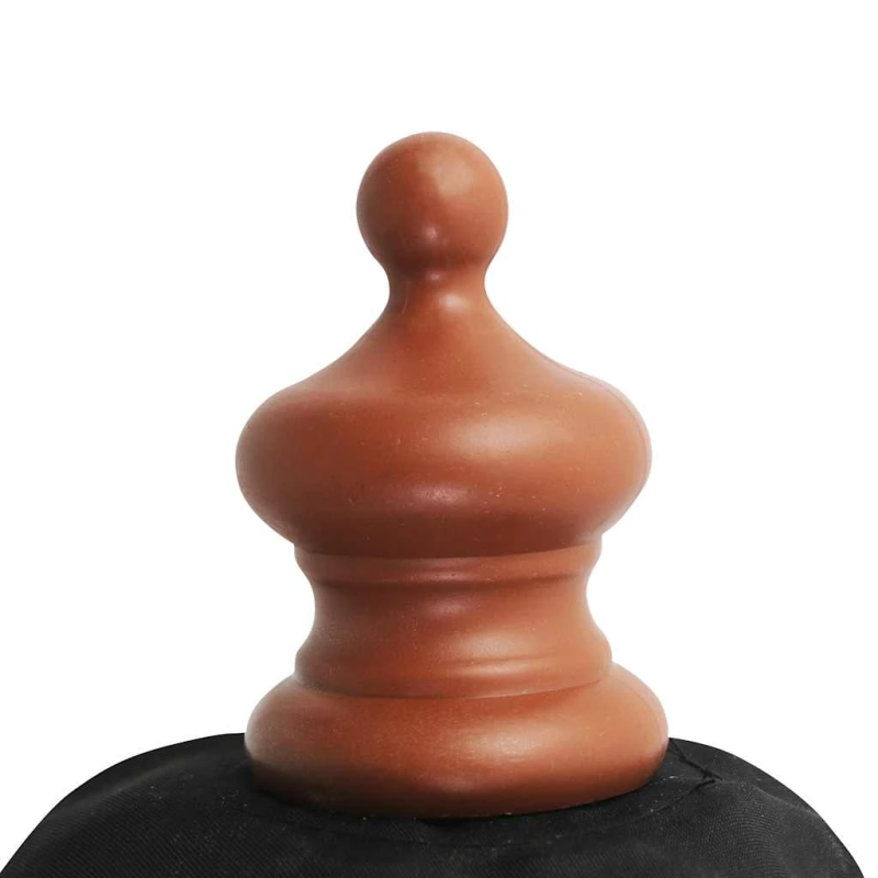 vidaXL dārza saulessargs ar koka kātu, 350 cm, melns