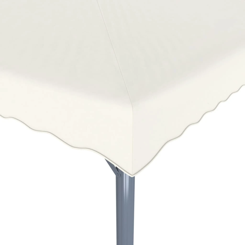 vidaXL dārza nojume, 400x300 cm, krēmkrāsa, alumīnijs