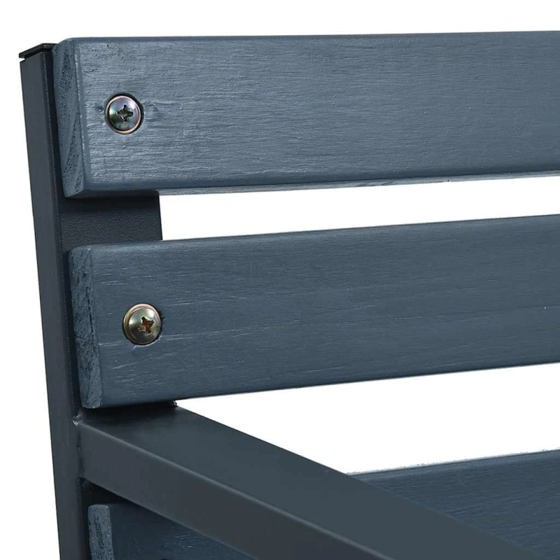 vidaXL dārza krēsli, 2 gab., pelēks koks