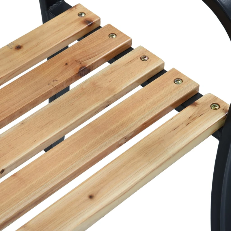 vidaXL dārza sols, 120 cm, koks