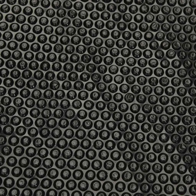 vidaXL baseina pārklājs, 250 cm, PE, melns