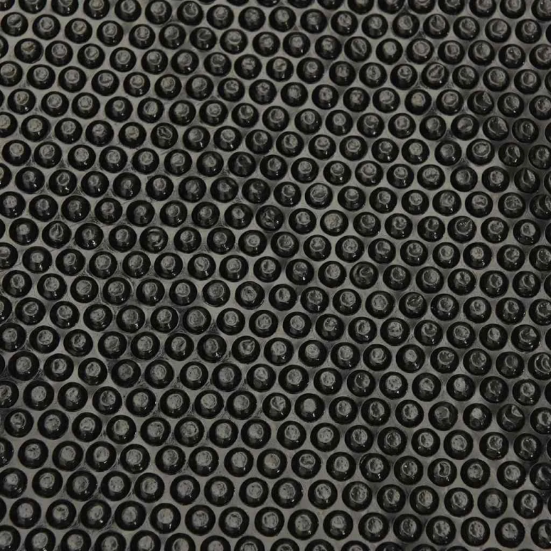 vidaXL baseina pārklājs, 417 cm, PE, melns