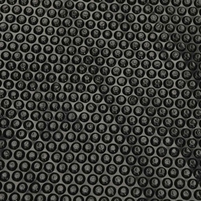 vidaXL baseina pārklājs, 488 cm, PE, melns