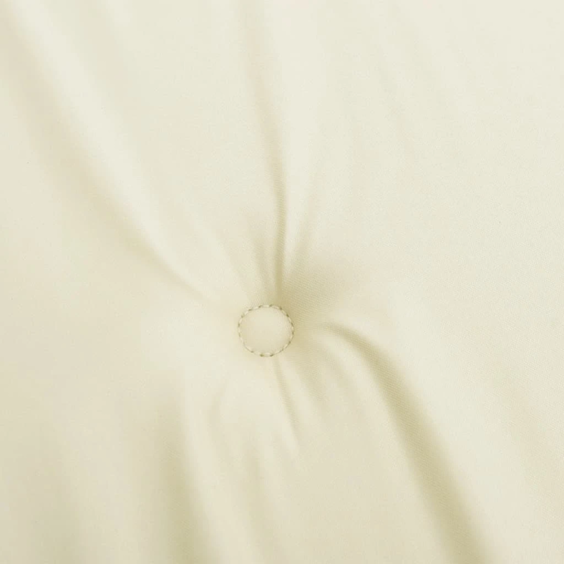 vidaXL dārza krēslu spilveni, 4 gab., krēmkrāsas, 100x50x3 cm, audums