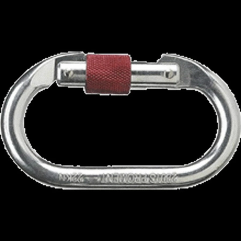 Karabīne ar skrūvi, atvērums 17 mm, tērauds, Delta Plus