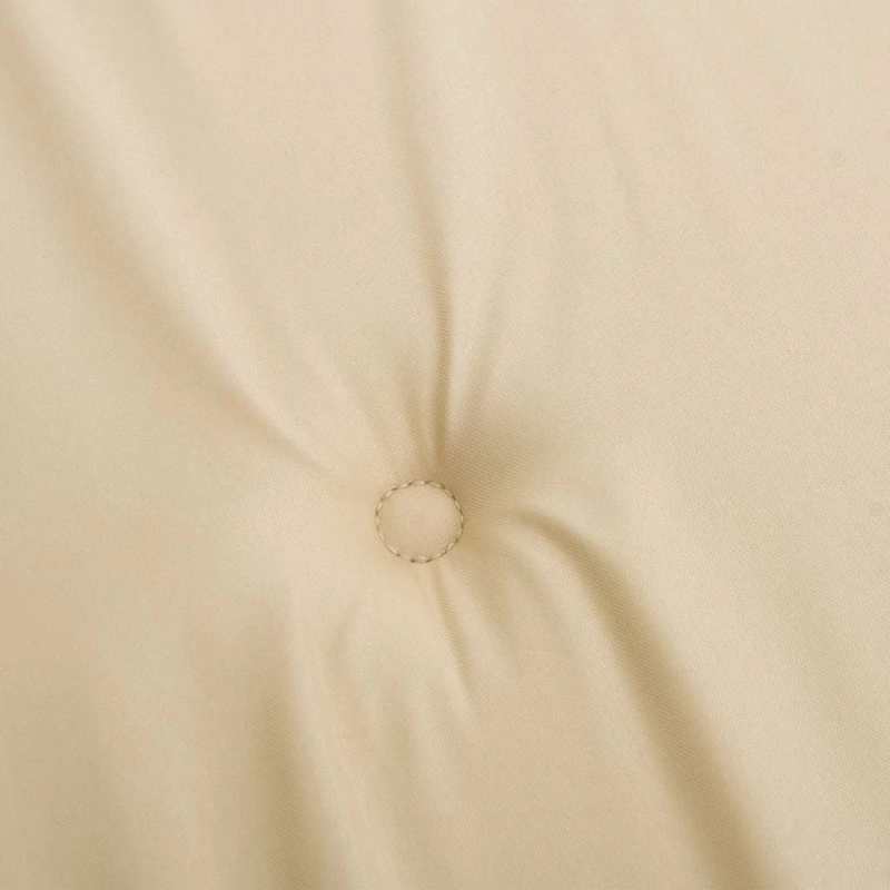 vidaXL dārza sola matracis, 150x50x4 cm, audums, bēšs