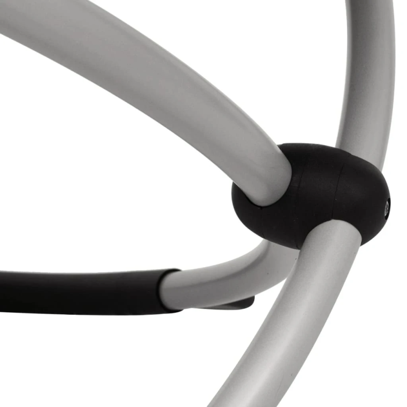 vidaXL sauļošanās zvilnis, ģeometrisks dizains, tērauds, pelēkbrūns