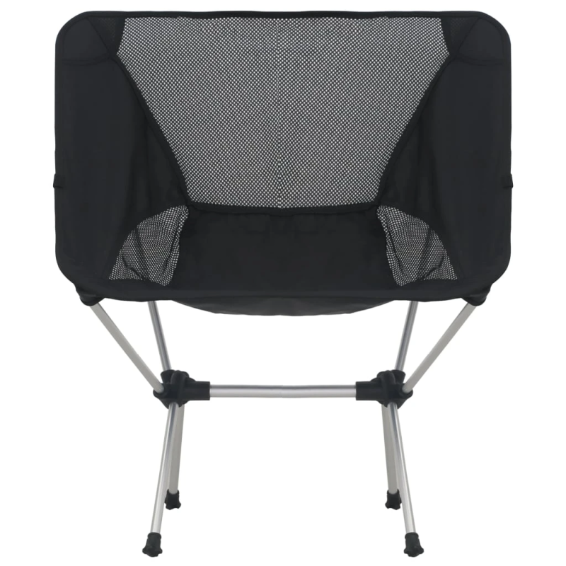 vidaXL kempinga krēsli ar somu, 2 gab., 54x50x65 cm, alumīnijs