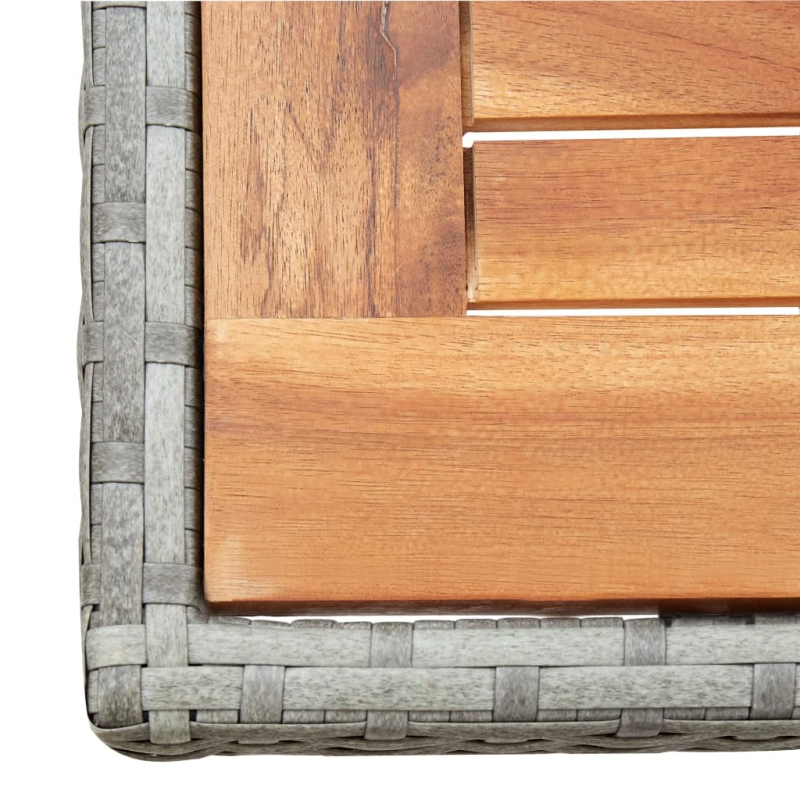 vidaXL 9-daļīgs dārza mēbeļu komplekts ar matračiem, PE rotangpalma