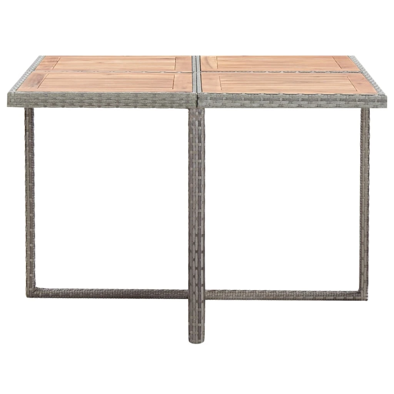 vidaXL 9-daļīgs dārza mēbeļu komplekts ar matračiem, PE rotangpalma