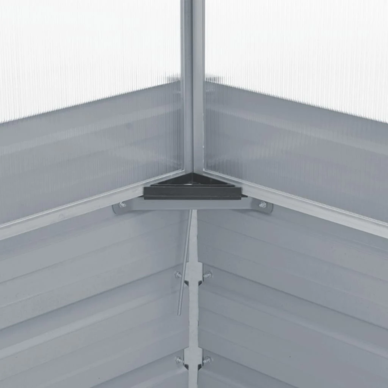 vidaXL siltumnīca, zaļa, 100x100x77 cm, cinkots tērauds