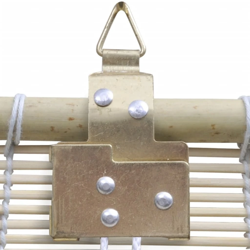 vidaXL ruļļu žalūzijas, 4 gab., dabisks bambuss, 120x160 cm