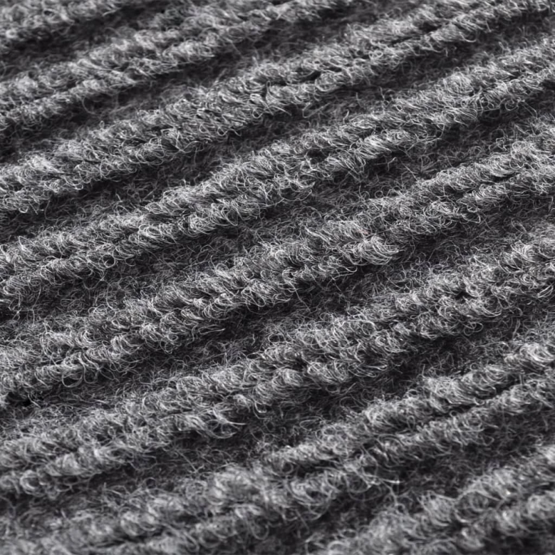 vidaXL durvju paklājiņi, 4 gab., pelēki, 90x60 cm, PVC