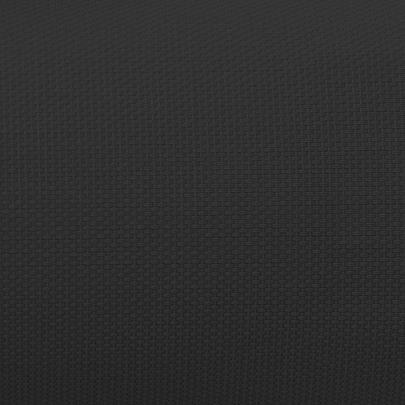 vidaXL pludmales krēsla galvas balsts, 40x7,5x15 cm, melns tekstilēns