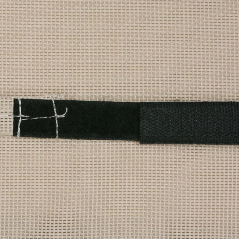 vidaXL pludmales krēsla galvas balsts, 40x7,5x15 cm, krēmkrāsas