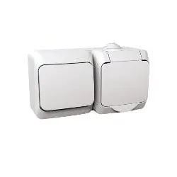 Blokas Schneider Electric WDE000500, balta sp., 250 V