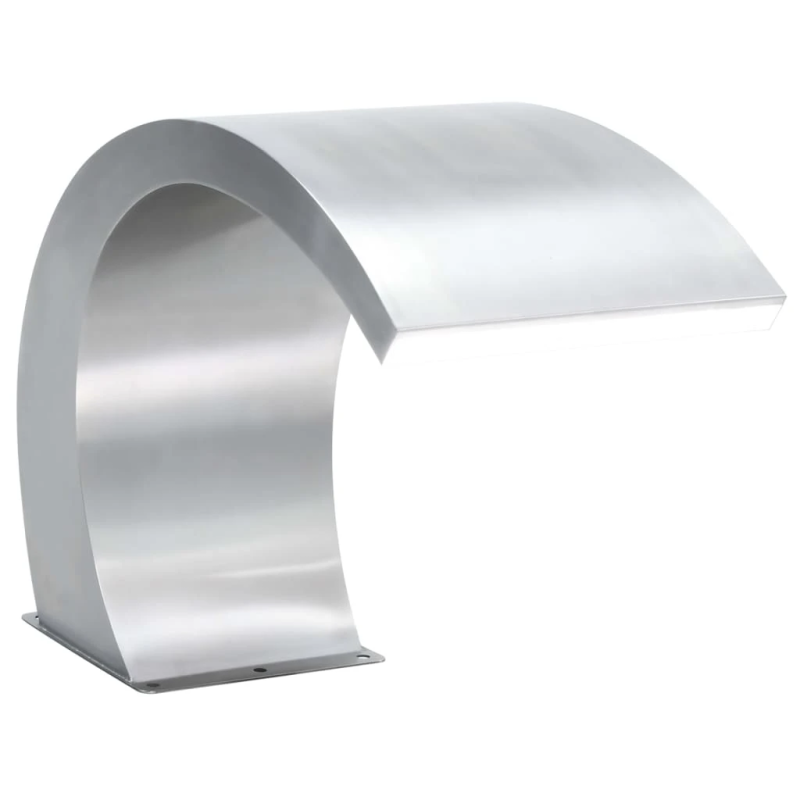 vidaXL baseina strūklaka ar LED, nerūsējošs tērauds, 30x60x45 cm