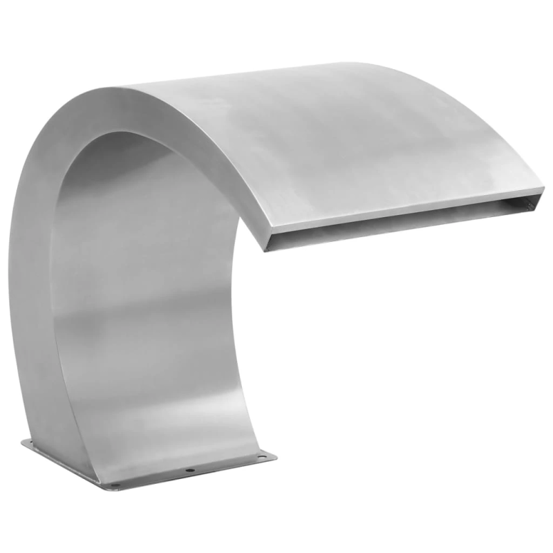 vidaXL baseina strūklaka ar LED, nerūsējošs tērauds, 30x60x45 cm