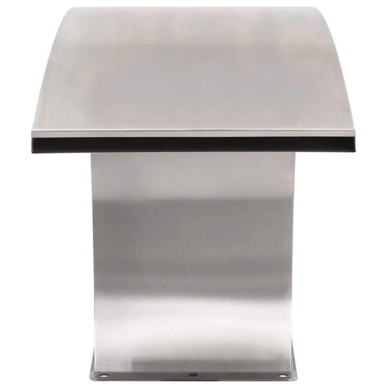 vidaXL baseina strūklaka ar LED, nerūsējošs tērauds, 30x60x45 cm