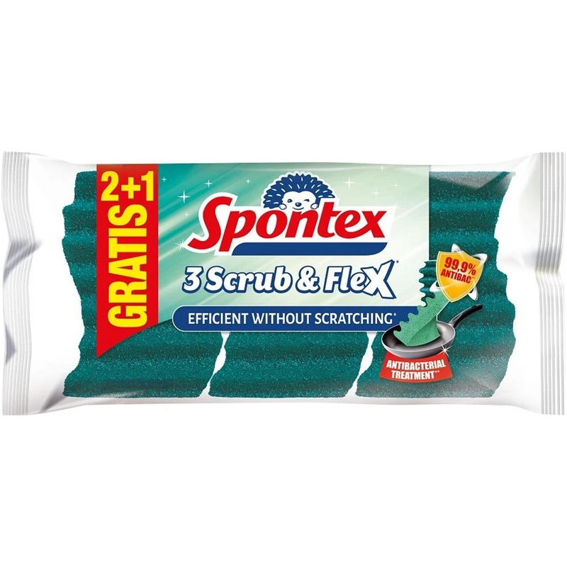 Sūklis spontexscrub and flex 3 gab