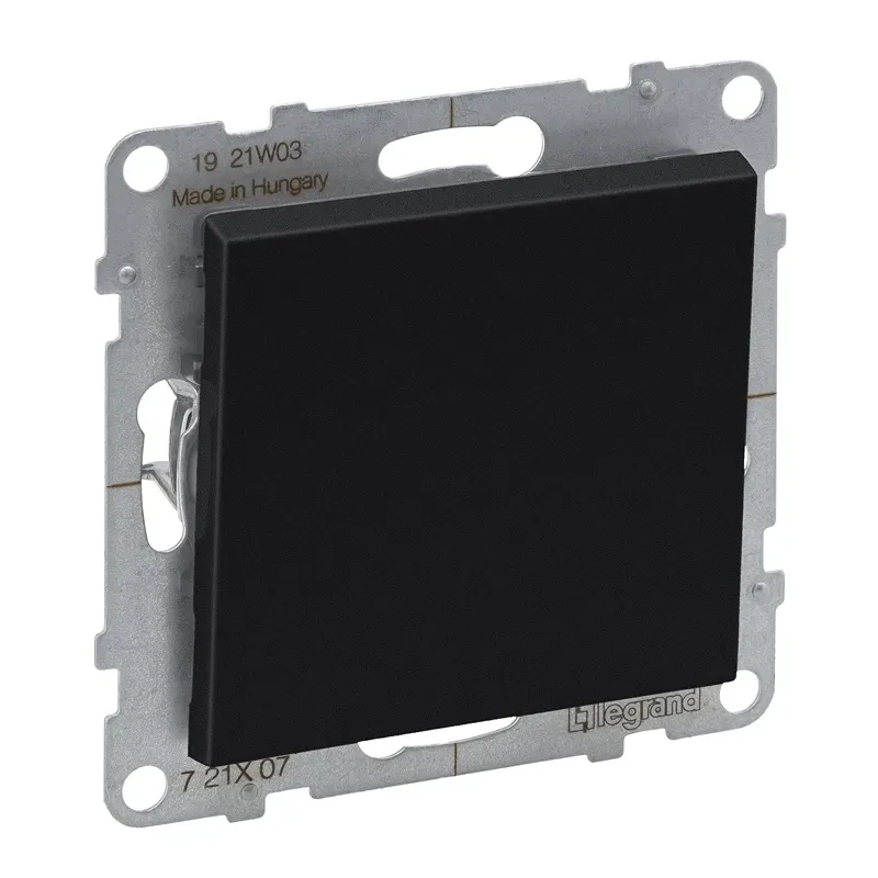 Gabaliņos pārslēgi Legrand Suno, 1 kl, melna krās.