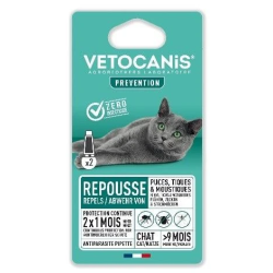 Šķīdums kaķiem pret parazītiem 2 x 12 ml