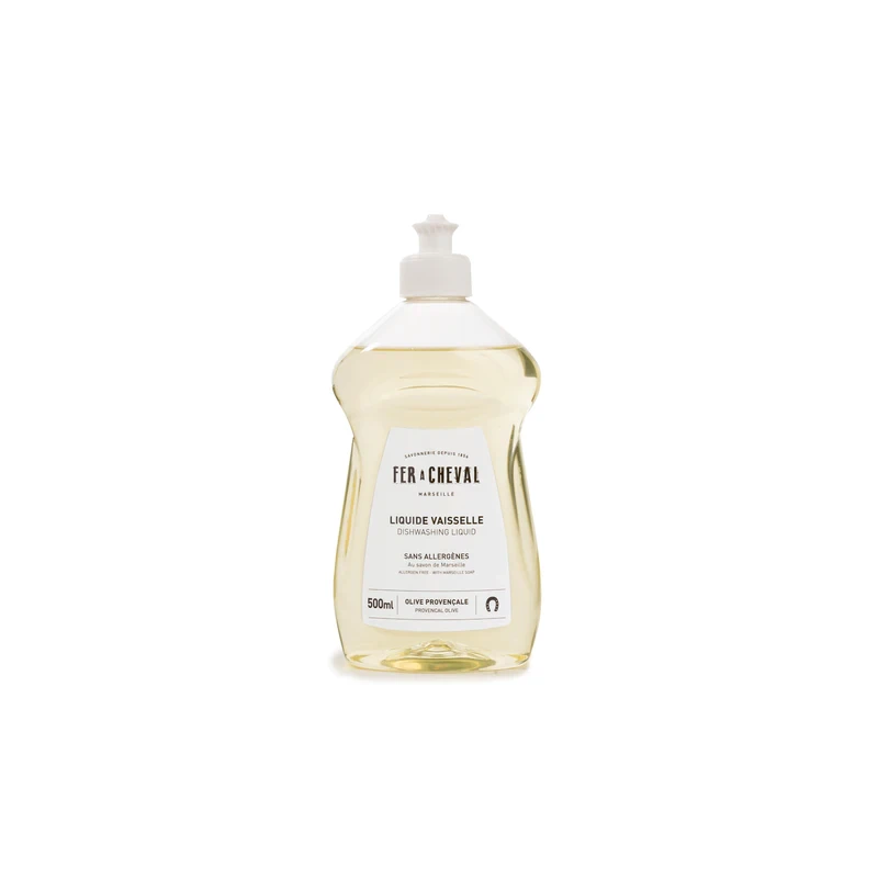 Fer A Cheval Dishwashing Liquid with Marseille Soap 500ml