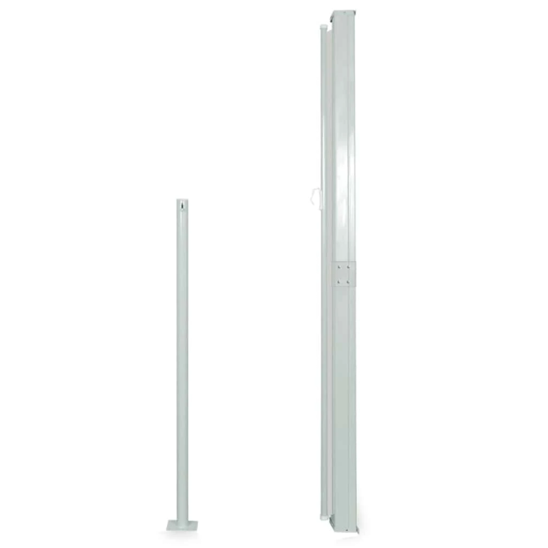 vidaXL izvelkama sānu markīze, melna, 140x500 cm