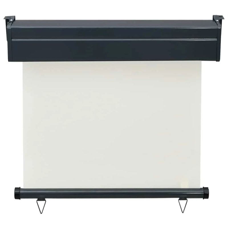 vidaXL balkona sānu markīze, krēmkrāsas, 80x250 cm