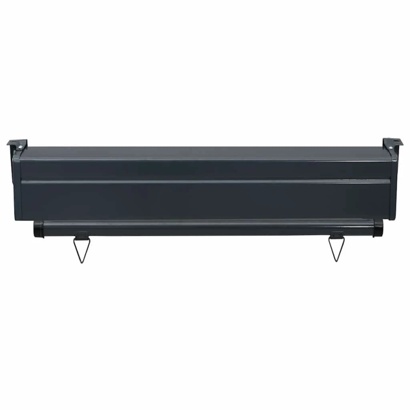 vidaXL balkona sānu markīze, brūna, 80x250 cm