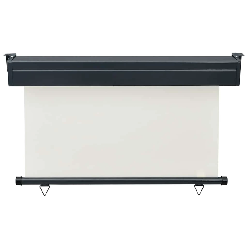 vidaXL balkona sānu markīze, krēmkrāsas, 125x250 cm