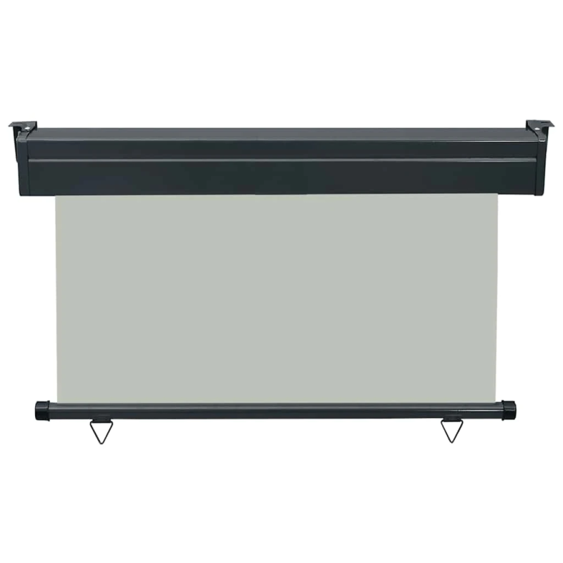 vidaXL balkona sānu markīze, pelēka, 125x250 cm