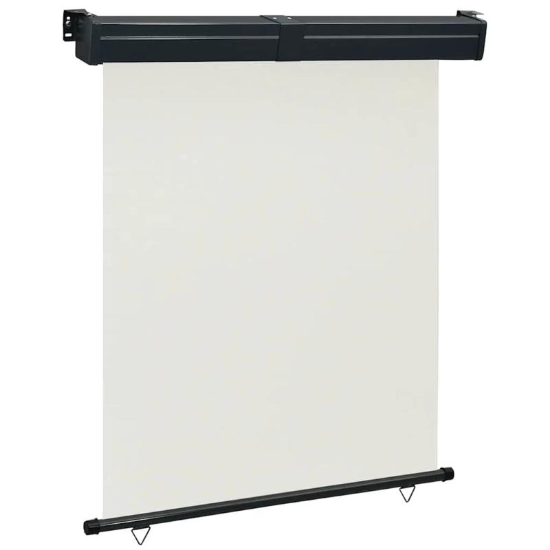 vidaXL balkona sānu markīze, krēmkrāsas, 145x250 cm