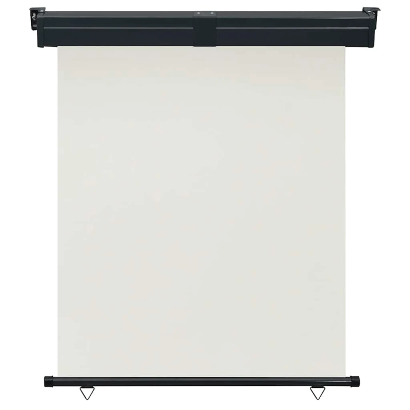 vidaXL balkona sānu markīze, krēmkrāsas, 145x250 cm