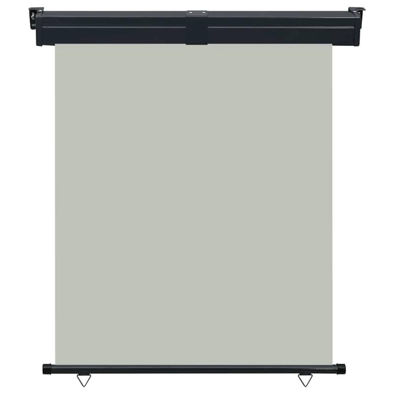 vidaXL balkona sānu markīze, pelēka, 145x250 cm