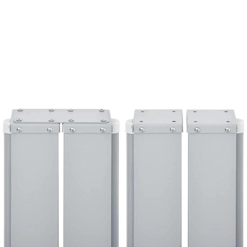 vidaXL izvelkams sānu aizslietnis, brūns, 140x600 cm