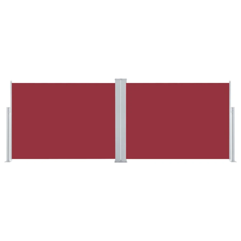 vidaXL izvelkams sānu aizslietnis, sarkans, 100x1000 cm