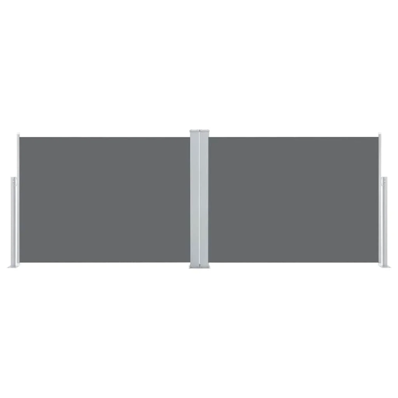 vidaXL izvelkams sānu aizslietnis, antracītpelēks, 120x1000 cm