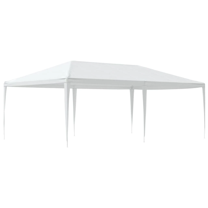 vidaXL dārza nojume, 4x6 m, balta