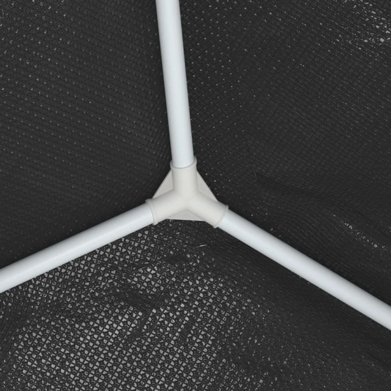 vidaXL dārza nojume, profesionāla, 4x6 m, antracītpelēka, 90 g-m²